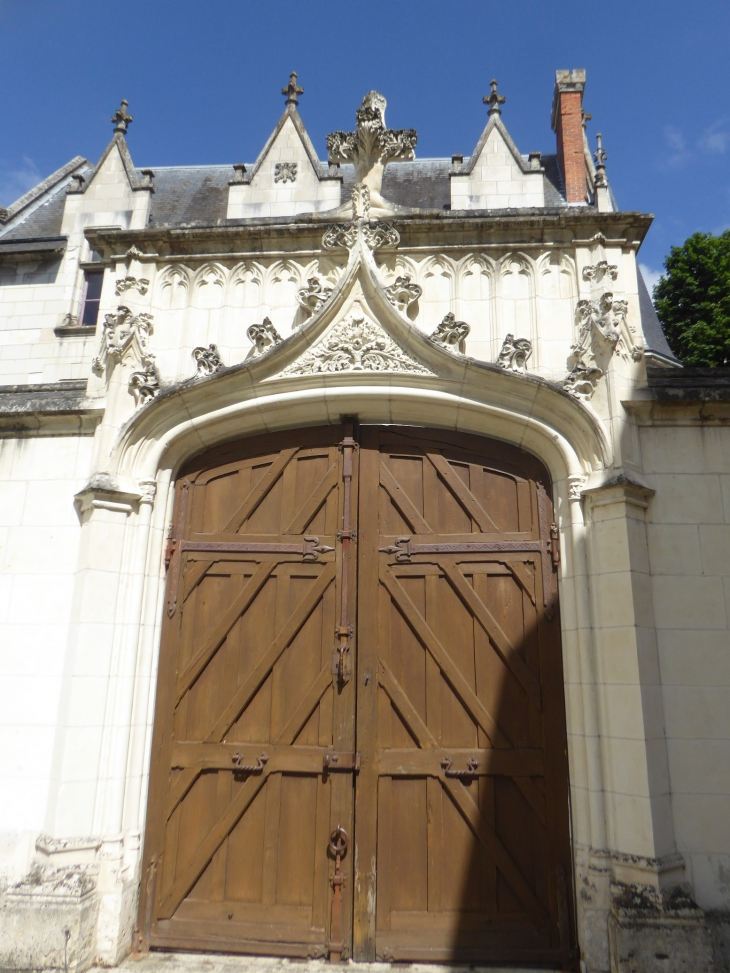 L'hôtel d'Effiat : la porte - Montrichard