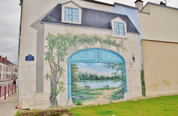 Peinture Murale - Mur-de-Sologne
