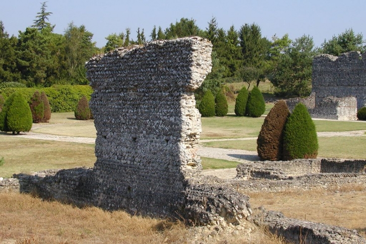 Thésée Ruines gallo-romaines des Mazelles.