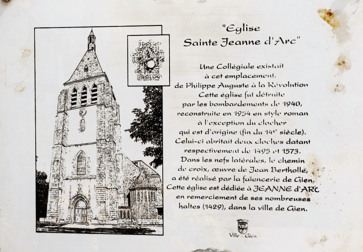   église Sainte-Jeanne-d'Arc  - Gien