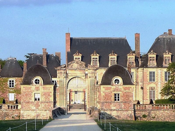 L'entrée du château - La Ferté-Saint-Aubin