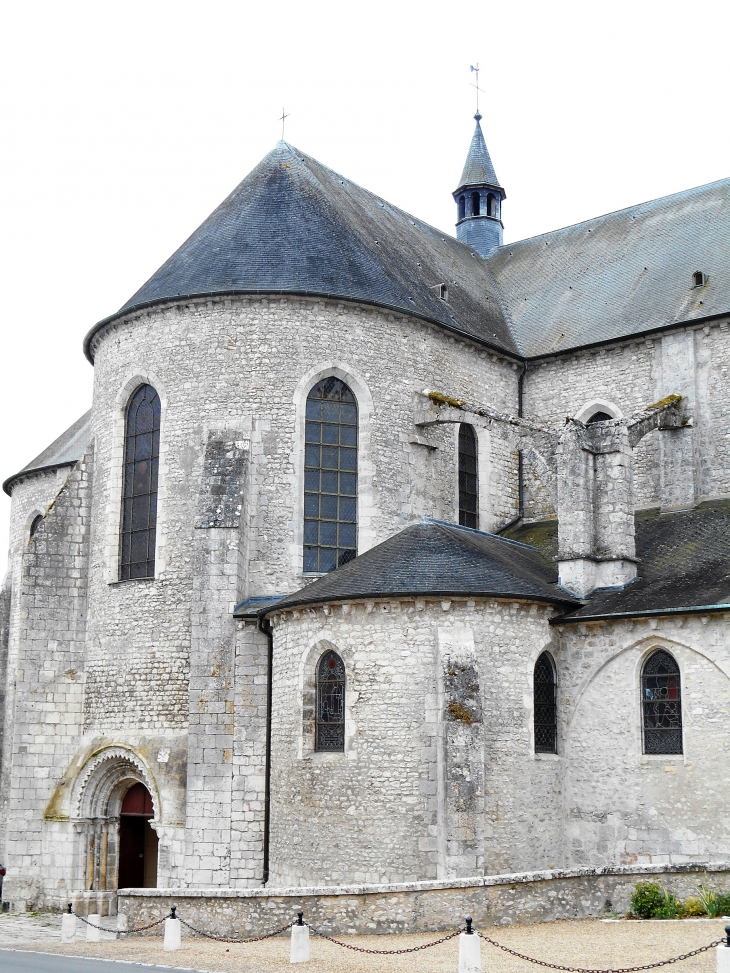Le chevet de l'église - Meung-sur-Loire