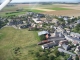 Vue aérienne du nord du village ( école, Mairie)