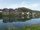 Bogny : la Meuse et Château Regnault sur l'autre rive