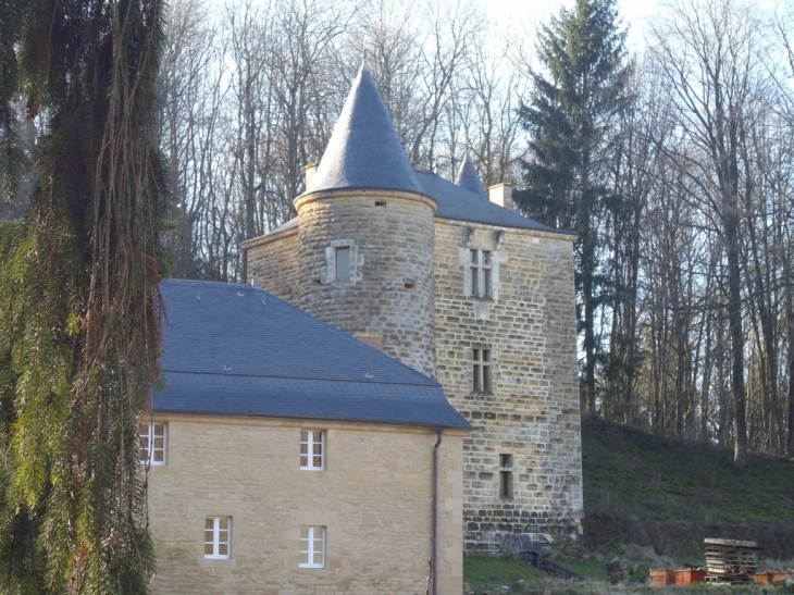 Chateau de Rocan, construit en 1555 et classé  à l'inventaire supplémentaire des monuments historiques - Chéhéry