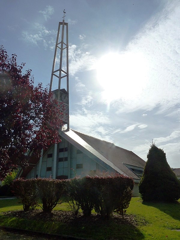 L'église : clocher - Daigny