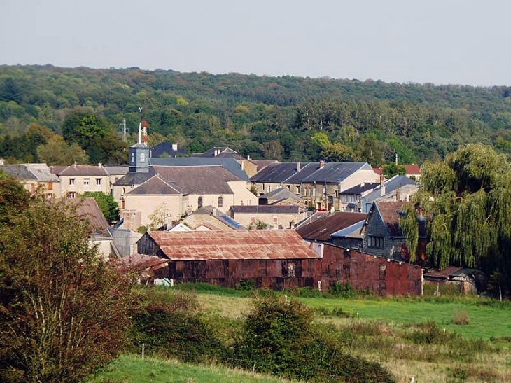 Vue sur le village - Damouzy