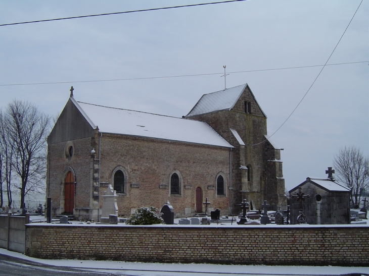 L'église sous la neige - Pauvres