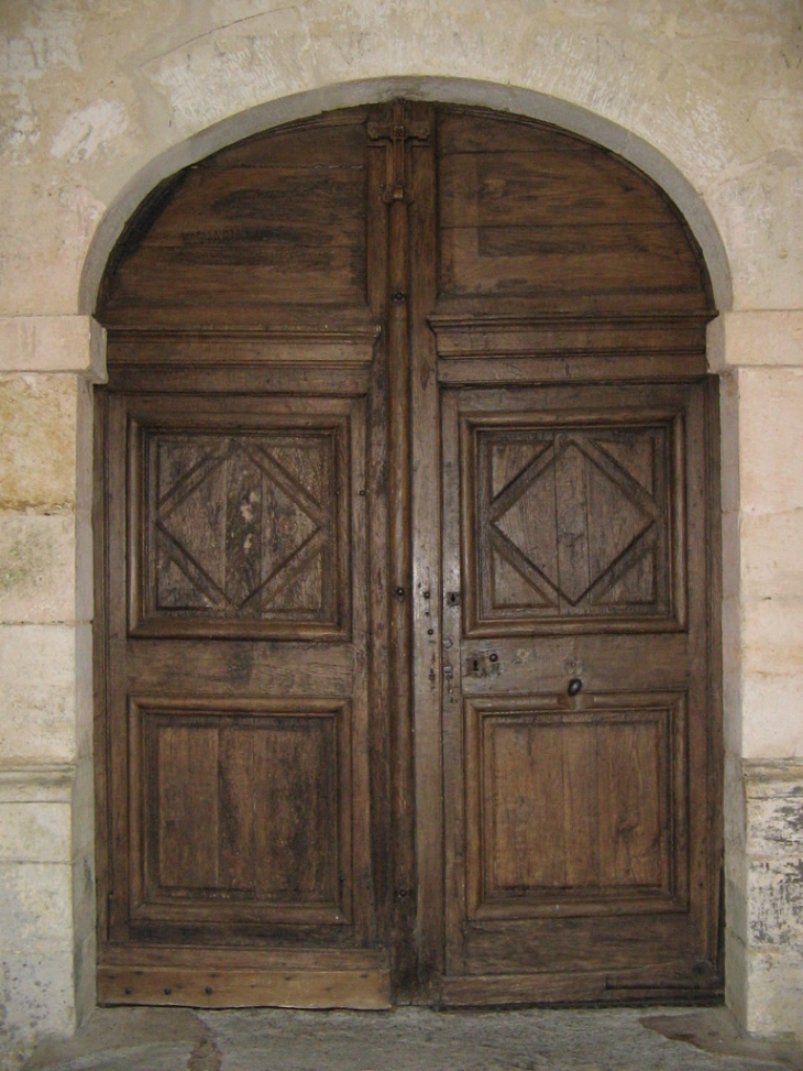 Porte entrée de l'église - Rumigny