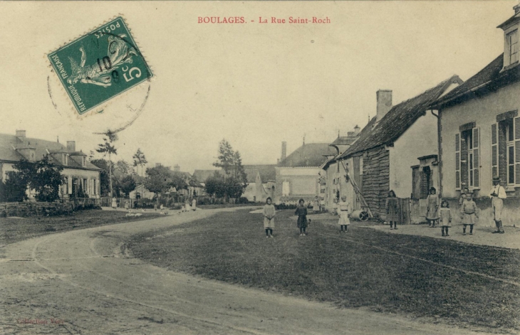 La rue saint roch - Boulages