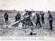 Camp de Mailly - Artillerie de Forteresse - La 155 long, vers 1924 (carte postale ancienne)