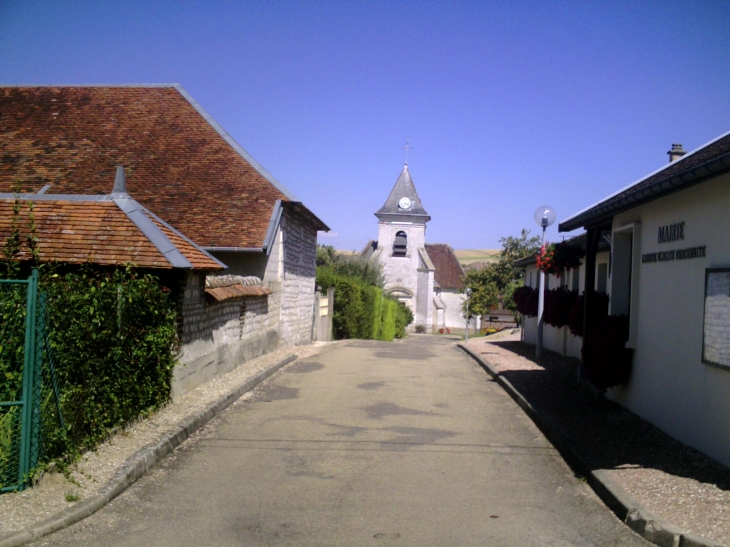 Rue de l'église - Prugny