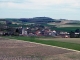 vue d'ensemble : croix de Lorraine de Colombey les deux églises dans le lointain