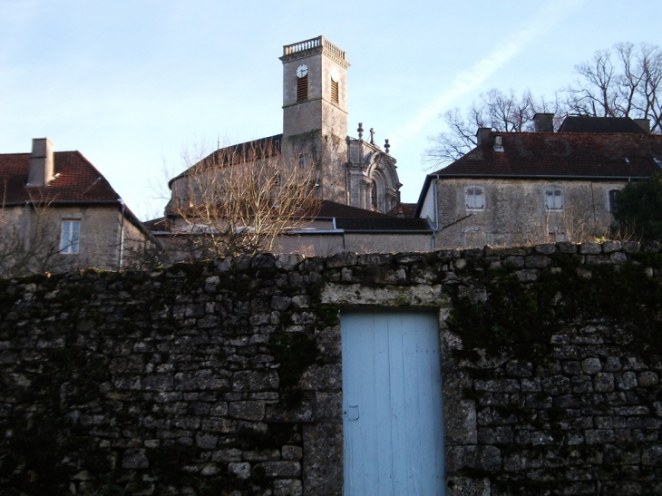 église Notre Dame depuis le chemin des fossés - Bourmont