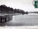 Les Bords du Réservoir de la Mouche, vers 1911 (carte postale ancienne).