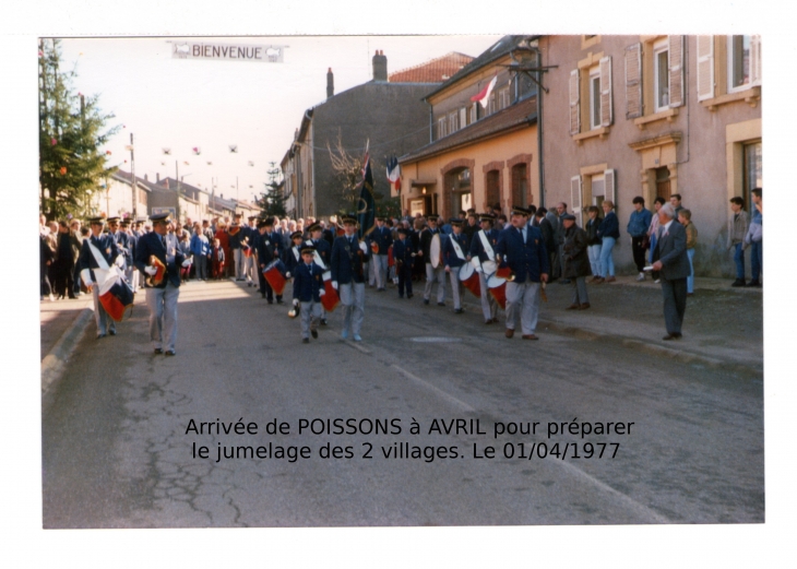 Arrivée à AVRIL.54150 - Poissons