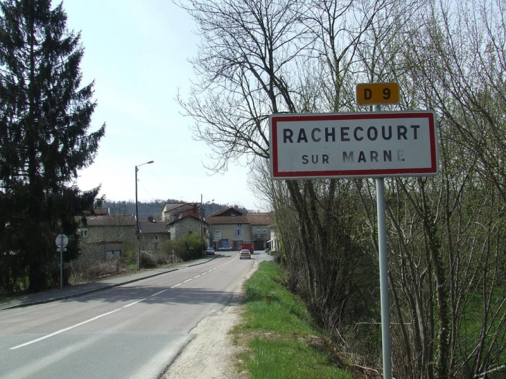 Entrée D9 venat de Chevillon - Rachecourt-sur-Marne