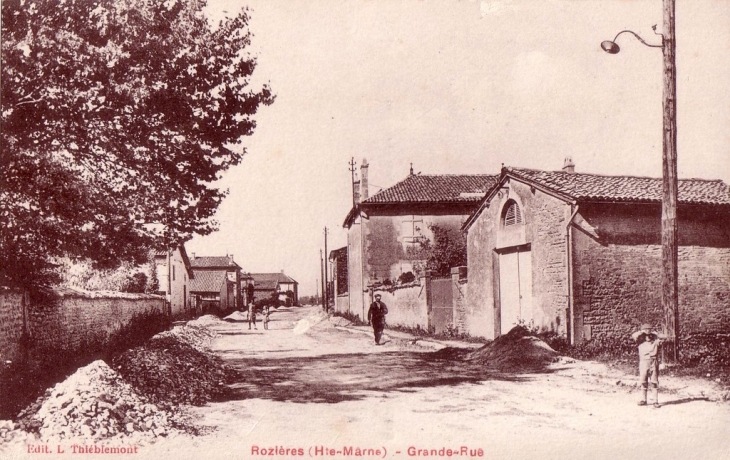 Grande Rue Rozières - Sommevoire