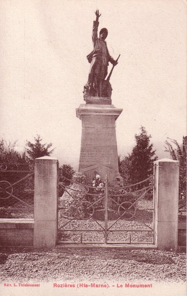 Monument Rozières - Sommevoire