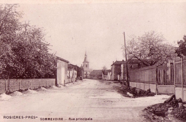 Rue Principale Rozières - Sommevoire