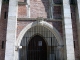 l'entrée de l'église de Champaubert