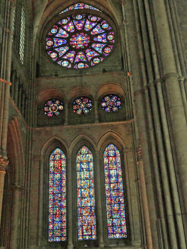 La cathédrale : le transept Sud - Reims