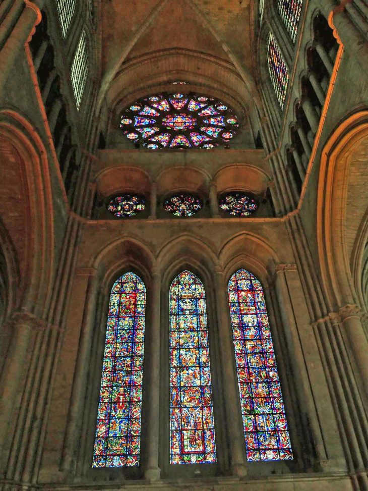 La cathédrale : le transept Nord - Reims