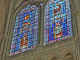 la cathédrale : vitraux de la nef