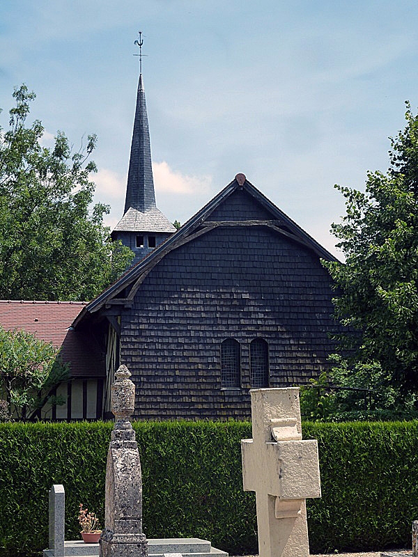 Le village musée du Der : église du village englouti de Nuisement aux Bois - Sainte-Marie-du-Lac-Nuisement