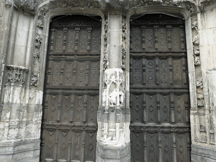 Porte de l'église Saint Denis - Sézanne