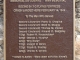 Mémorial de Guerre du Lundi 14 Février 1944. Plaque appliquée sur le rempart  Nord à l'intèrieur de la Citadelle