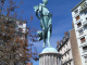 Statue sur la place Flore à Besançon