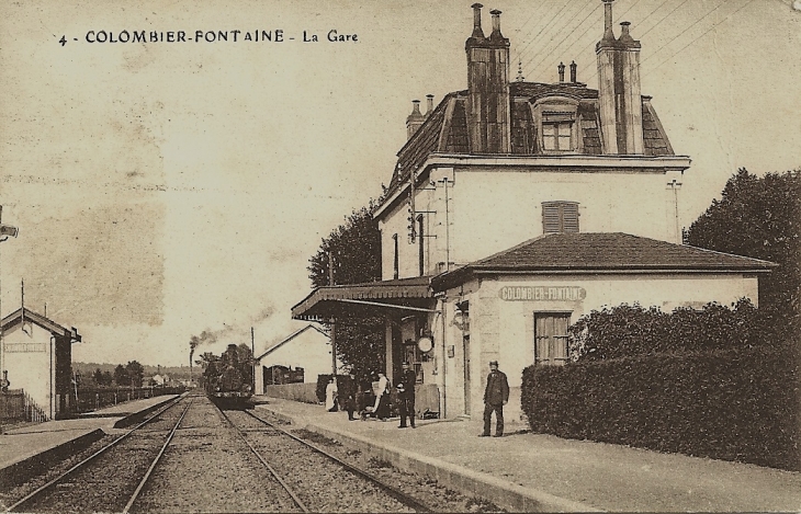 La gare - Colombier-Fontaine