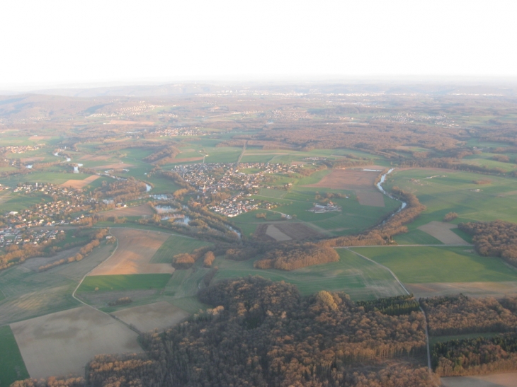 Photo aérienne - Cussey-sur-l'Ognon