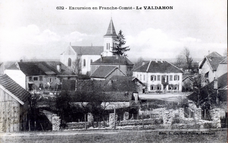Le Valdahon, vers 1910 (carte postale ancienne).