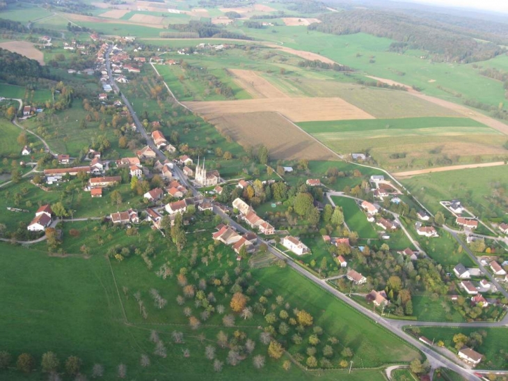 Photo aérienne - Bonnevent-Velloreille