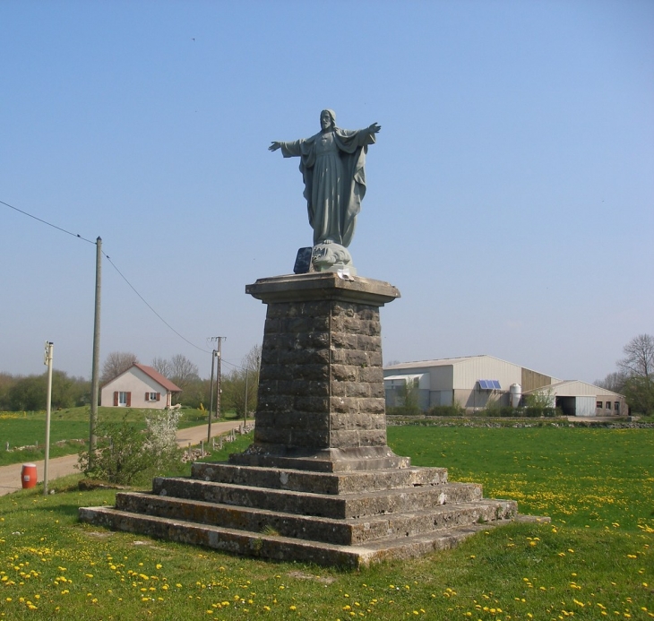 Statue du Sacré Coeur - Granges-sur-Baume