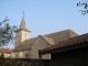 L'église et son toit de laves