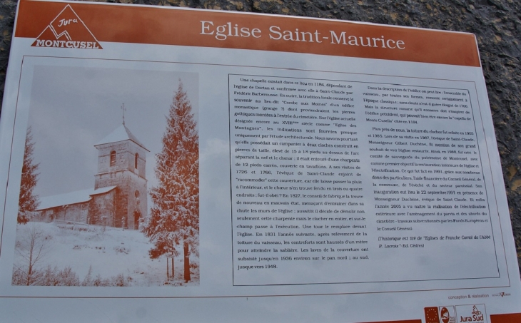 +-église Saint-Maurice - Montcusel