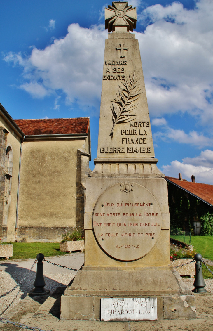 Monument-aux-Morts - Vadans