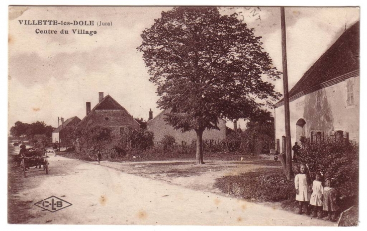 Carte postale. café Maubland - Villette-lès-Dole