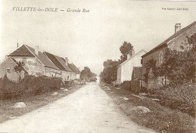 Carte postale bas de villette - Villette-lès-Dole