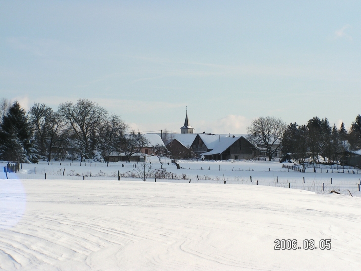 Le village sous la neige - Lepuix-Neuf