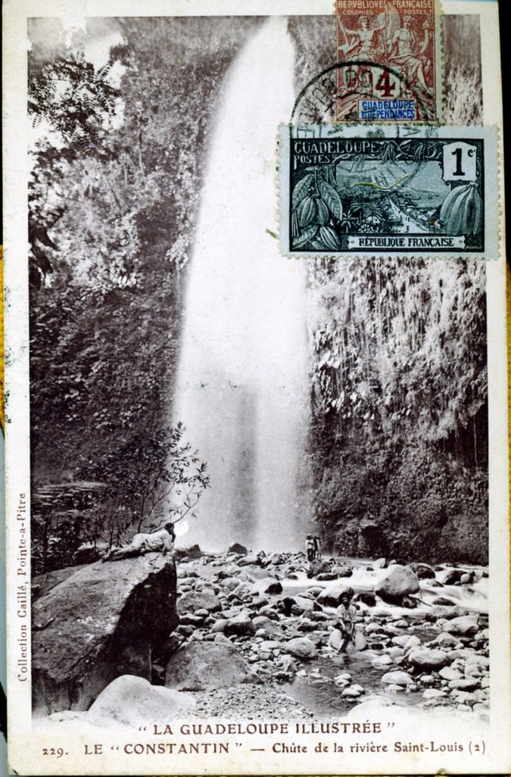 Le-constantin-chute-de-la-riviere-saint-louis-vers-1910-carte-postale-ancienne. - Saint-Claude