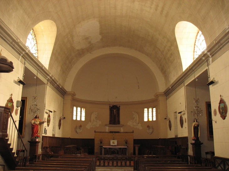 Intérieur de l'église Saint-Nicolas - Beaumesnil
