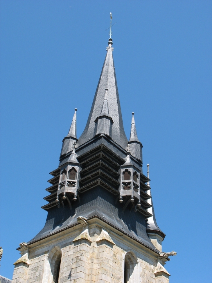Clocher-flèche de la Basilique Notre-Dame de la Couture - Bernay
