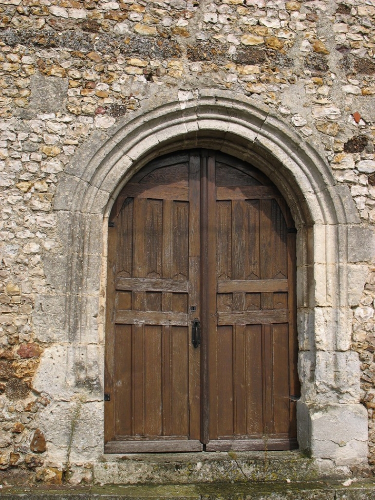 Porte de l'église Notre-Dame de Créton - Buis-sur-Damville
