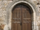 Porte de l'église Notre-Dame de Créton