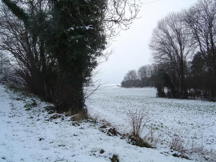 Ruffey sous la neige 2004 - Caillouet-Orgeville