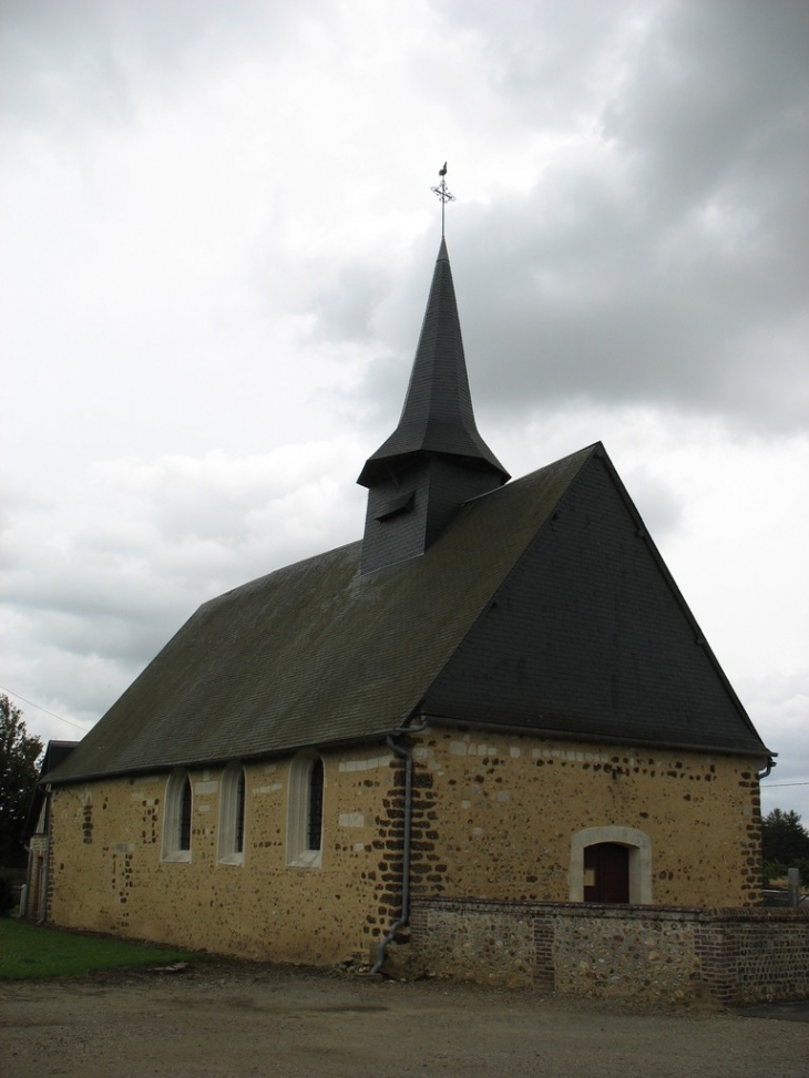 Façade de l'église Saint-Martin - Caorches-Saint-Nicolas
